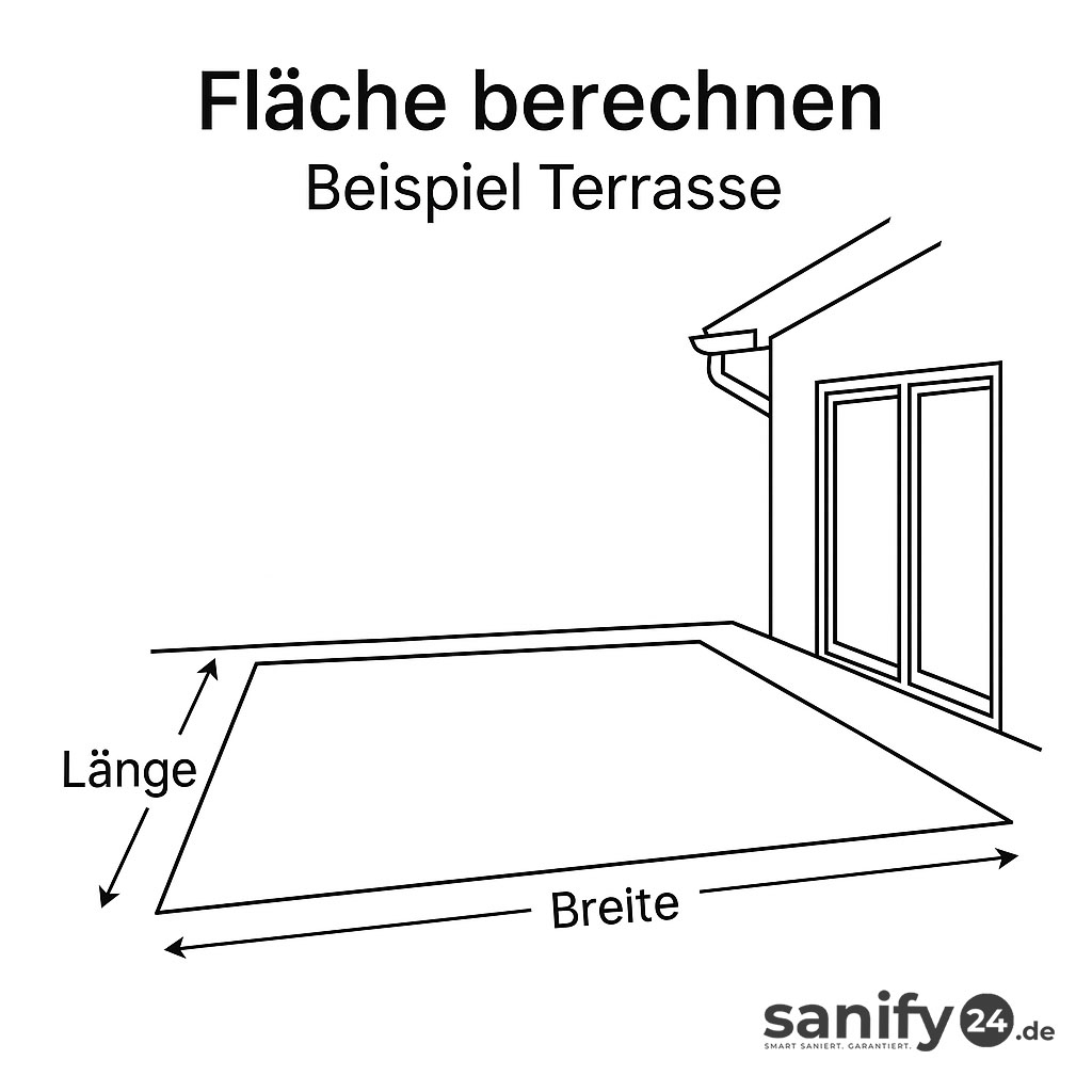 Waagerechte Fläche